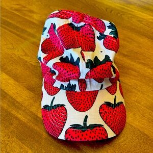 Baggu strawberry baseball cap